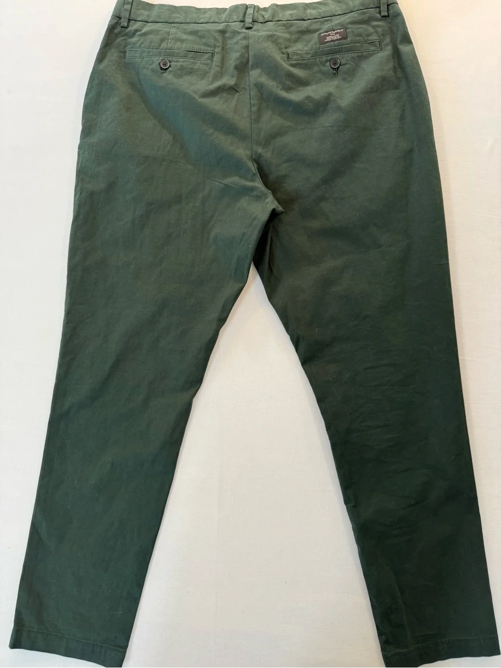 Banana Republic Forest Green Chino Pants